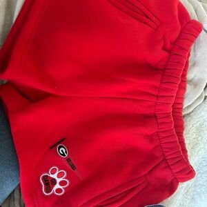 Red Women's Shorts by